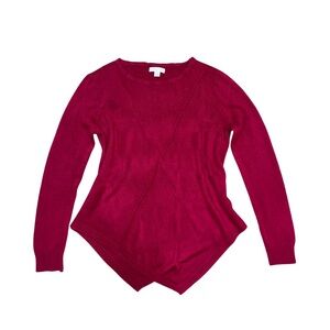 Women's Deep Magenta Burgundy Sweater